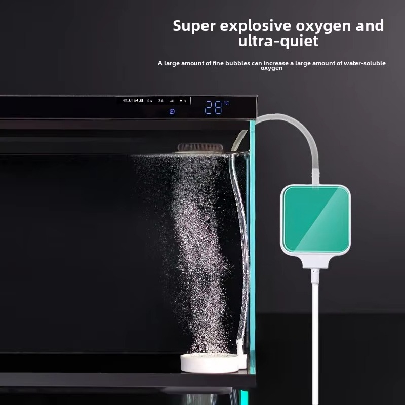 Xiaomi Aquarium Fish Tank - สำหรับปั๊มออกซิเจนตู้ปลา Xiaomi Mijia ปั๊มออกซิเจนขนาดเล็ก เงียบ ปั๊มออกซิเจนสำหรับตู้ปลา
