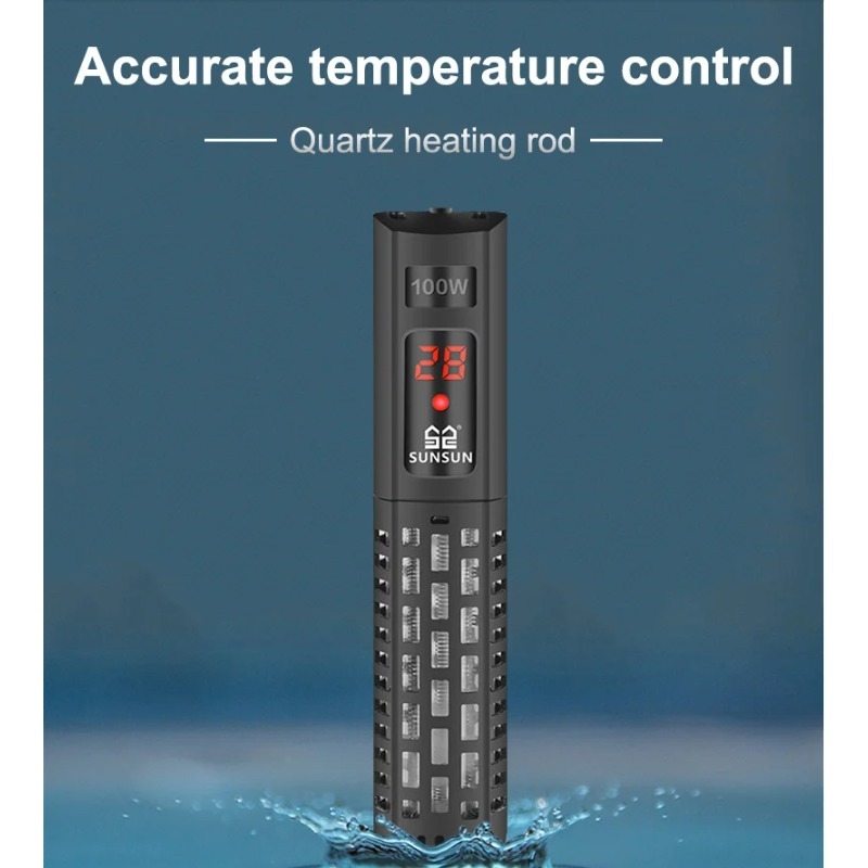 Fish Tank Heater - เครื่องทำความร้อนใต้น้ำสำหรับตู้ปลา จอแสดงผล LCD แบบดิจิตอล ปรับอุณหภูมิได้ แท่งทำความร้อนควบคุมอุณหภูมิคงที่