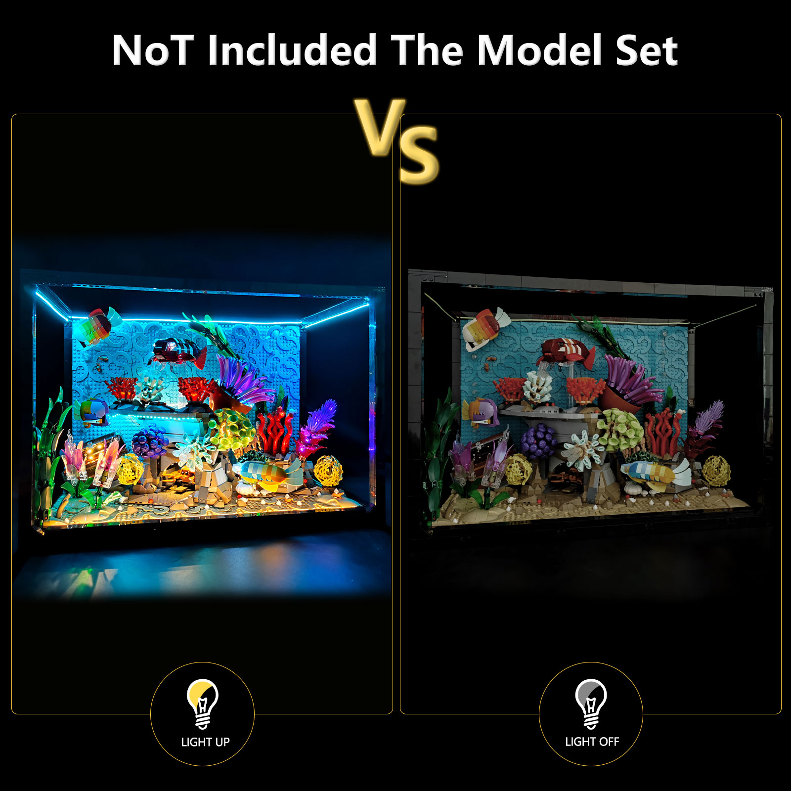 ชุดไฟ LED LYBMTWF ใช้ได้กับชุด - Aquarium Light บทวิจารณ์และราคา