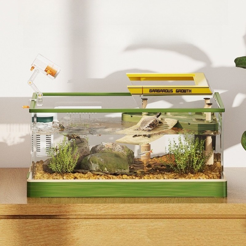 ตู้เลี้ยงเต่าแก้วป้องกันการหลบ - Fish Tank Filter บทวิจารณ์และราคา