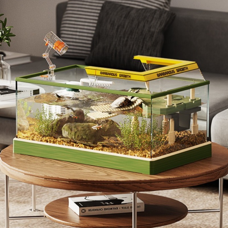 ตู้เลี้ยงเต่าแก้วป้องกันการหลบ - Fish Tank Filter บทวิจารณ์และราคา