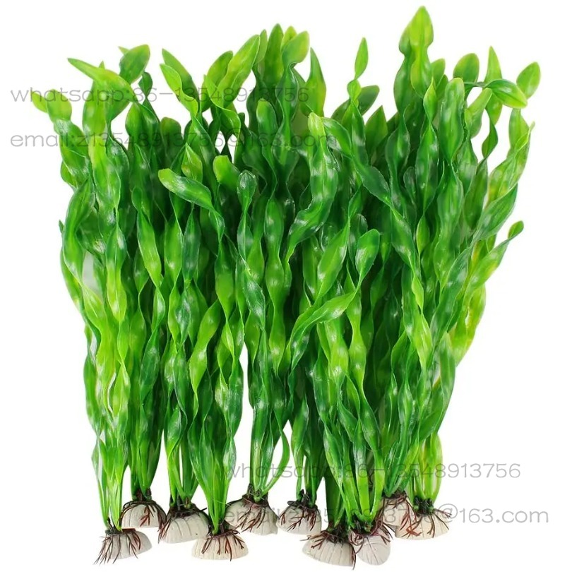 5/10 ชิ้นพลาสติกพืชในตู้ปลาตกแ - Aquarium Plants บทวิจารณ์และราคา